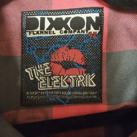 DIXXON ELEKTRIK Men's Flannel Shirt 4X - Picture 4 of 7